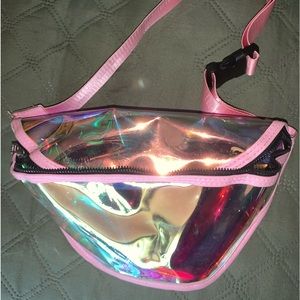 Pink iridescent Fanny pack
